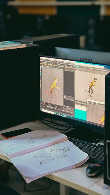  Animator working in an agency